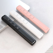 Load image into Gallery viewer, 2.4GhZ Multi-Function PPT Page Turning Pen Infrared Indication Wireless Laser Projection Pen USB Charging Whiteboard Remote Control Teaching Meeting Equipment
