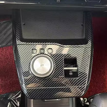 Load image into Gallery viewer, Carbon Fiber Car Center Console Cover Trim Gear ShiftsPanel Frame Sticker for MG4 EV Mulan F19A 2023 ABS
