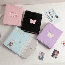 Load image into Gallery viewer, Plush Photo Card Binder Idol Cards Collect Book Binding Machine Photocard Holder A5 Photo Album Card Supplies
