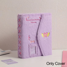 Load image into Gallery viewer, Plush Photo Card Binder Idol Cards Collect Book Binding Machine Photocard Holder A5 Photo Album Card Supplies
