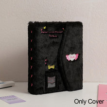 Load image into Gallery viewer, Plush Photo Card Binder Idol Cards Collect Book Binding Machine Photocard Holder A5 Photo Album Card Supplies
