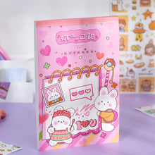 Load image into Gallery viewer, 50sheets Magazine Sticker Book Washi Paper Journal DIY Material Decoration Stickers Memo Pad Scrapbooking Ins Stationery
