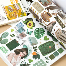 Load image into Gallery viewer, 50sheets Magazine Sticker Book Washi Paper Journal DIY Material Decoration Stickers Memo Pad Scrapbooking Ins Stationery
