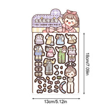 Load image into Gallery viewer, Dress Up Girls Stickers Cartoon Princess Change Clothes DIY Kawaii Toys Children Birthday Party Decoration
