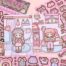 Load image into Gallery viewer, Dress Up Girls Stickers Cartoon Princess Change Clothes DIY Kawaii Toys Children Birthday Party Decoration
