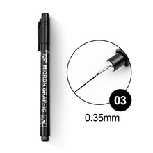 Load image into Gallery viewer, Pigment Liner Micron Pen set Manga markers Needle Pen Art Brush Hand-painted Hook Line Pens Sketch Fineliner Drawing Stationery
