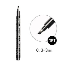 Load image into Gallery viewer, Pigment Liner Micron Pen set Manga markers Needle Pen Art Brush Hand-painted Hook Line Pens Sketch Fineliner Drawing Stationery
