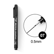 Load image into Gallery viewer, Pigment Liner Micron Pen set Manga markers Needle Pen Art Brush Hand-painted Hook Line Pens Sketch Fineliner Drawing Stationery
