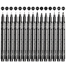 Load image into Gallery viewer, Pigment Liner Micron Pen set Manga markers Needle Pen Art Brush Hand-painted Hook Line Pens Sketch Fineliner Drawing Stationery

