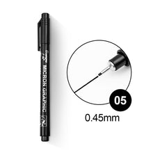 Load image into Gallery viewer, Pigment Liner Micron Pen set Manga markers Needle Pen Art Brush Hand-painted Hook Line Pens Sketch Fineliner Drawing Stationery
