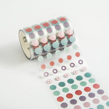 Load image into Gallery viewer, Journal Base Element Decorative Tape Dot Masking Washi Tape DIY Scrapbooking Sticker Label Japanese Stationery
