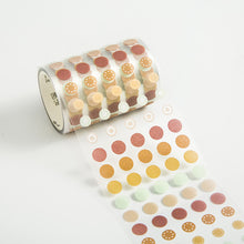 Load image into Gallery viewer, Journal Base Element Decorative Tape Dot Masking Washi Tape DIY Scrapbooking Sticker Label Japanese Stationery
