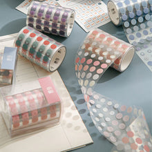 Load image into Gallery viewer, Journal Base Element Decorative Tape Dot Masking Washi Tape DIY Scrapbooking Sticker Label Japanese Stationery
