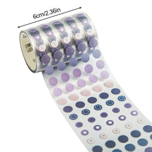 Load image into Gallery viewer, Journal Base Element Decorative Tape Dot Masking Washi Tape DIY Scrapbooking Sticker Label Japanese Stationery
