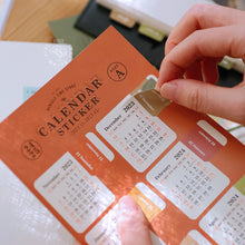 Load image into Gallery viewer, 2024 Calendar Stickers Kawaii Journal Planner Index Stickers Notebook Bookmarks Agenda Label Tags Kawaii Stationery Office
