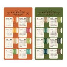 Load image into Gallery viewer, 2024 Calendar Stickers Kawaii Journal Planner Index Stickers Notebook Bookmarks Agenda Label Tags Kawaii Stationery Office
