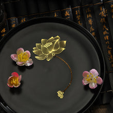 Load image into Gallery viewer, Gold Color Leaf Shape BookmarksWith Tassel Fashion Hollow Lotus Shape Book Marks Student Stationery School Office Supplies Gifts
