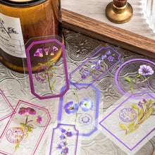 Load image into Gallery viewer, 30 Pcs Stationery Stickers Flower in The Mist Series Scrapbook Handbook DIY Journal Materials Aesthetic Collage Craft Supplies
