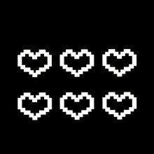 Load image into Gallery viewer, 6Pcs Car Window Decor Waterproof Mosaic Heart Love Heart Sticker For Car Laptop Window Motorcycle Decal
