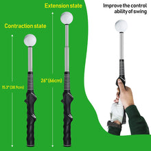 Load image into Gallery viewer, 1PC Golf Retractable Swing Club Soundable Swing Trainer Indoor Golf Training Aids
