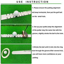 Load image into Gallery viewer, Golf Putter Ruler Putting Rod Trainer Teaching Track Accurate Guide Ruler Golf Supplies

