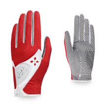 Load image into Gallery viewer, 1 Pair Women's Golf Gloves PU Fabric With Non-Slip Particles Breathable Sports Gloves Golf Supplies
