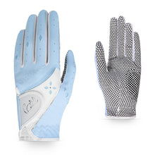 Load image into Gallery viewer, 1 Pair Women's Golf Gloves PU Fabric With Non-Slip Particles Breathable Sports Gloves Golf Supplies
