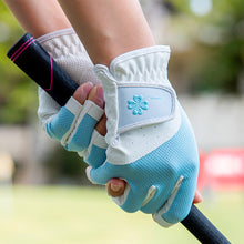 Load image into Gallery viewer, 1 Pair Women's Golf Gloves Leakage Finger Touch Screen Non-Slip Silicone Sports Gloves Golf Supplies
