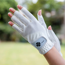 Load image into Gallery viewer, 1 Pair Women's Golf Gloves Leakage Finger Touch Screen Non-Slip Silicone Sports Gloves Golf Supplies
