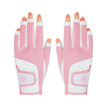 Load image into Gallery viewer, 1 Pair Women's Golf Gloves Leakage Finger Touch Screen Non-Slip Silicone Sports Gloves Golf Supplies
