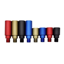 Load image into Gallery viewer, 1PC SI Aluminum Alloy Drivepipe Universal 19MM Extended Outer Tube 14 Reverse Teeth Kublai Khan M4 Interface CNC Splicing

