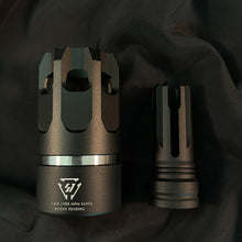 Load image into Gallery viewer, SI Oppressor Combination Fire Cap 14MM Reverse Teeth Quick Removal Fire Cap Toy Gun Noise Reduction Modified Aluminum Alloy Front Tube Decoration For Precision Strike J8J9 Sijun
