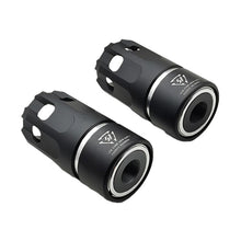 Load image into Gallery viewer, SI Oppressor Combination Fire Cap 14MM Reverse Teeth Quick Removal Fire Cap Toy Gun Noise Reduction Modified Aluminum Alloy Front Tube Decoration For Precision Strike J8J9 Sijun
