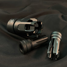 Load image into Gallery viewer, SI Oppressor Combination Fire Cap 14MM Reverse Teeth Quick Removal Fire Cap Toy Gun Noise Reduction Modified Aluminum Alloy Front Tube Decoration For Precision Strike J8J9 Sijun
