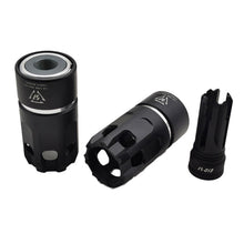 Load image into Gallery viewer, SI Oppressor Combination Fire Cap 14MM Reverse Teeth Quick Removal Fire Cap Toy Gun Noise Reduction Modified Aluminum Alloy Front Tube Decoration For Precision Strike J8J9 Sijun
