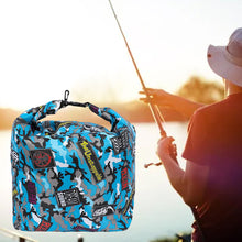 Load image into Gallery viewer, Foldable Portable Camo Live Fish Bag Printing Thickened Oxford Cloth Deodorant Fishing Package Fishing Gear Accessories
