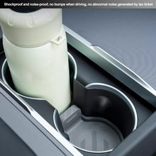 Load image into Gallery viewer, Silicone Car Waterproof Interior Non-Slip Coasters Center Console Storage Organizer Drink Pad Slots For Tesla Model S/X Model 3+ 2024 Accessories
