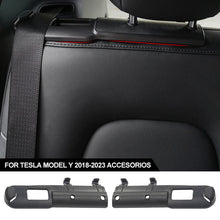 Load image into Gallery viewer, 2Pcs Car Seat Belt Fixing Bracket Rear Seat Belt Fixation Limiter Trunk Hooks Convenient Storage for Tesla Model Y 2018-2023 Accesorios
