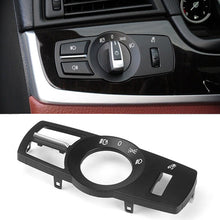 Load image into Gallery viewer, Car Head Lamp Rotary Button Headlight Switch Cover Panel For BMW 5 Series 7 Series GT F07 6 Series F06 7 Series F02 X3 F25 X4 F26
