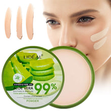 Load image into Gallery viewer, Waterproof Concealer Powder Aloe Vera Softening Powder Moisturizing Foundation Fixed Make Up Oil Control Facial Makeup Cosmetics
