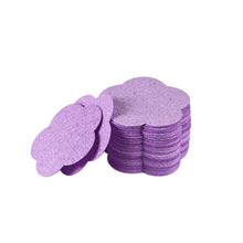 Load image into Gallery viewer, 10pcs Plum Blossom Compressed Wood Pulp Cotton Natural Facial Cleanser Face Washing Cleansing Sponge Cosmetic Puff
