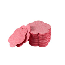 Load image into Gallery viewer, 10pcs Plum Blossom Compressed Wood Pulp Cotton Natural Facial Cleanser Face Washing Cleansing Sponge Cosmetic Puff

