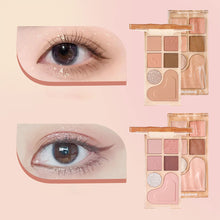 Load image into Gallery viewer, Romantic Collector's Six Color Eye Shadow Plate Love Powder Blusher Matte Fine Flash High Gloss Facelift Plate Multi-purpose Cosmetics

