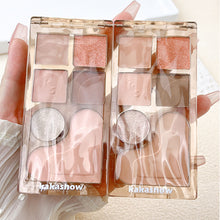 Load image into Gallery viewer, Romantic Collector's Six Color Eye Shadow Plate Love Powder Blusher Matte Fine Flash High Gloss Facelift Plate Multi-purpose Cosmetics
