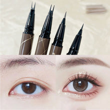 Load image into Gallery viewer, Double Head Eyeliner Liquid Pen Fast Drying Durable Long Lasting Ultra Fine Waterproof Oil Proof Silkworm Laying Pen Cosmetics
