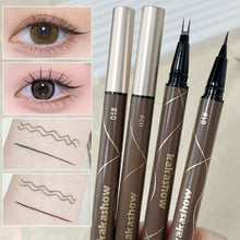 Load image into Gallery viewer, Double Head Eyeliner Liquid Pen Fast Drying Durable Long Lasting Ultra Fine Waterproof Oil Proof Silkworm Laying Pen Cosmetics
