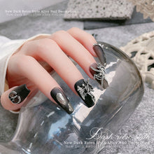Load image into Gallery viewer, 3pcs 3D Retro Dark Gothic Punk Style Alloy Nail Art Charms Heart Skeleton Spider Cross Design for Halloween Nails Decoration Accessories
