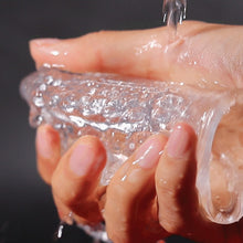 Load image into Gallery viewer, Penis Sheath Male Cock Enlargement Sleeve Ejaculation Delay Sleeve Sex Toys For Couples Wearable Penis Ring
