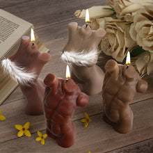 Load image into Gallery viewer, DIY Simulation Body Candle Silicone Mold Aromatherapy Candle Silicone Mold Candle Making Moulds Home Decor Ornaments Mold
