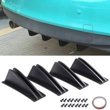 Load image into Gallery viewer, 4Pcs/Set Car Rear Bumper Strip Lip Dual Spoiler Diffuser Splitter Scratch Protector Anti-collision Protection
